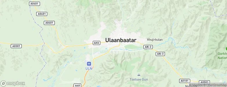 Ulaanbaatar, Mongolia Map