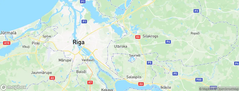 Ulbroka, Latvia Map