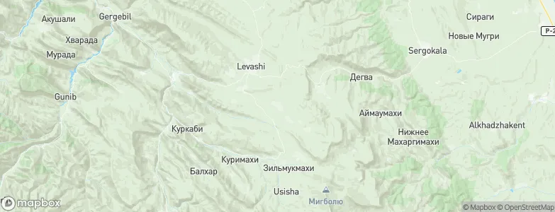 Ulluaya, Russia Map