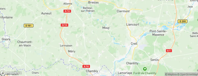 Ully-Saint-Georges, France Map