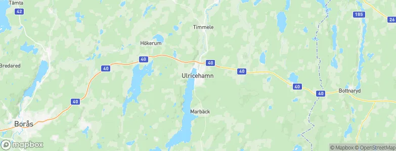 Ulricehamn, Sweden Map