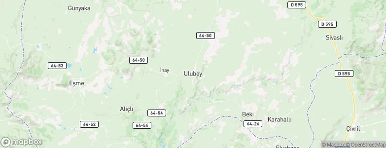 Ulubey, Turkey Map