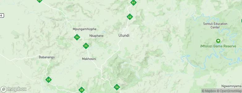Ulundi, South Africa Map