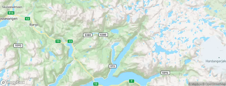 Ulvik, Norway Map
