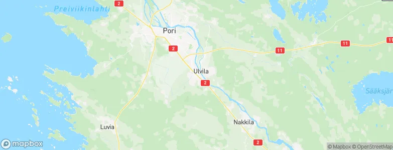 Ulvila, Finland Map