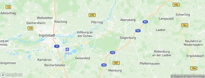 Umbertshausen, Germany Map