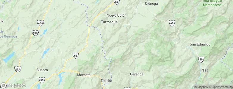 Úmbita, Colombia Map