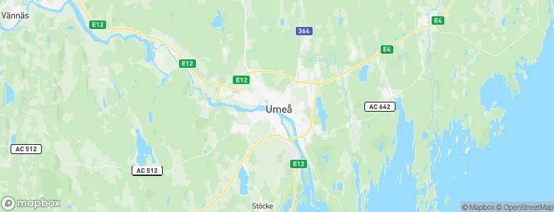 Umeå, Sweden Map
