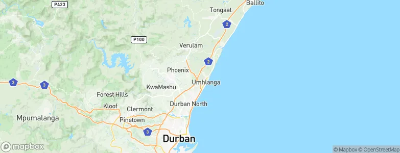 Umhlanga, South Africa Map