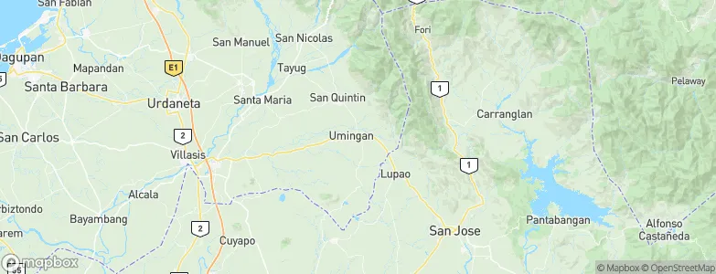 Umingan, Philippines Map