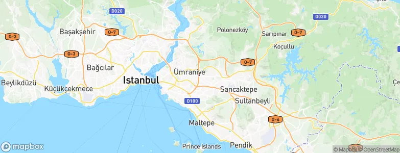 Umraniye, Turkey Map