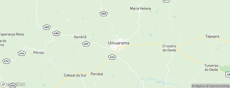 Umuarama, Brazil Map