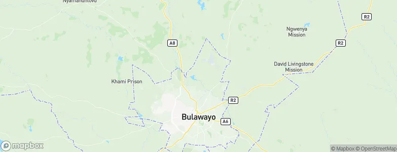 Umvutcha A, Zimbabwe Map