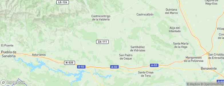 Uña de Quintana, Spain Map