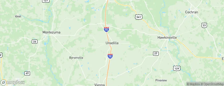 Unadilla, United States Map