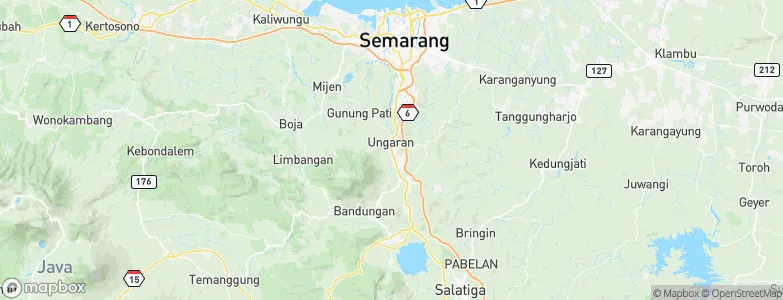 Ungaran, Indonesia Map