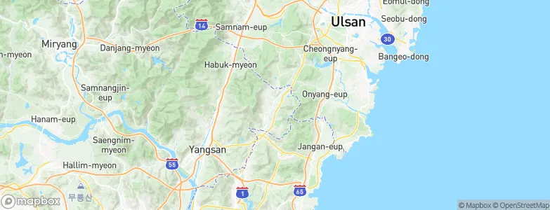 Ungsang, South Korea Map