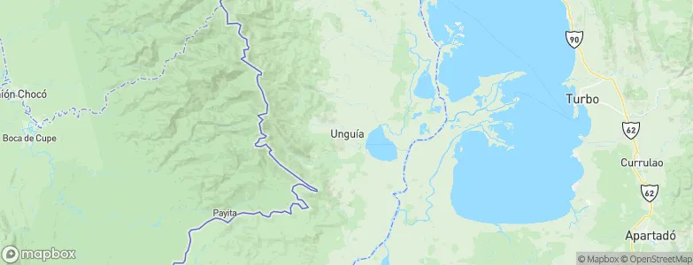Unguía, Colombia Map