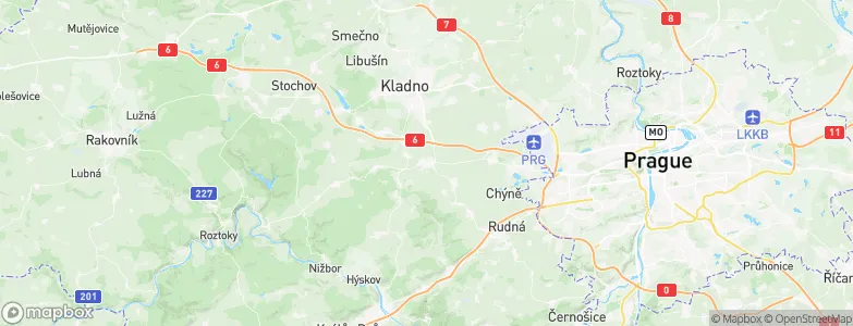 Unhošť, Czechia Map
