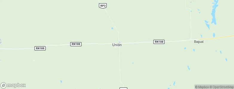 Unión, Argentina Map