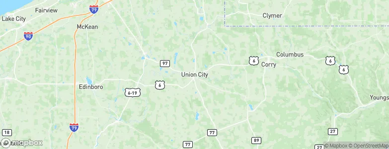 Union City, United States Map