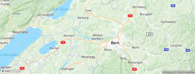 Unter-Wohlen, Switzerland Map