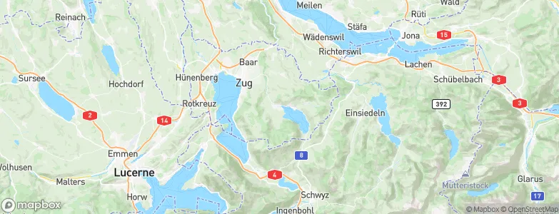 Unterägeri, Switzerland Map