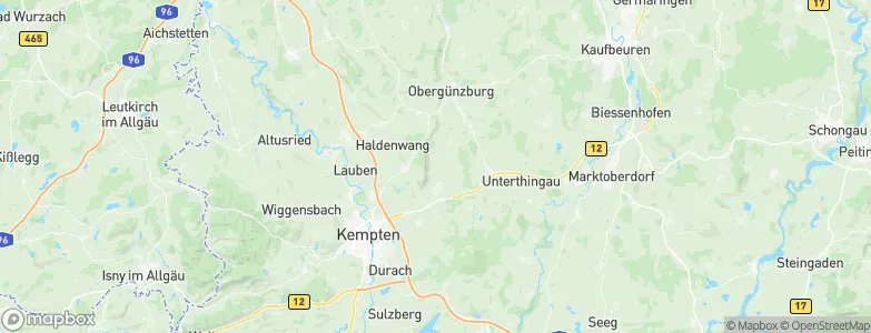 Unteregg, Germany Map