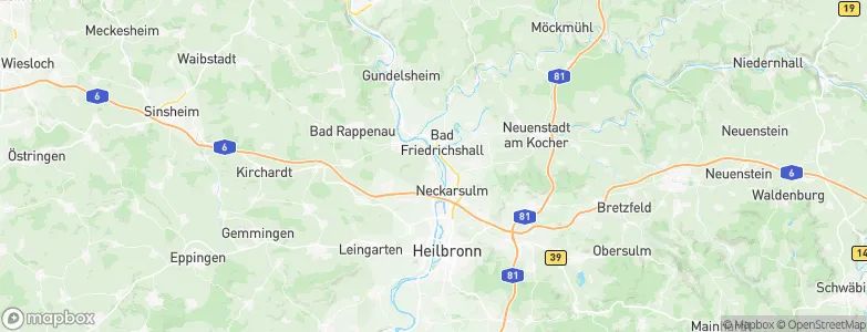 Untereisesheim, Germany Map