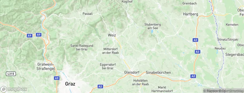 Unterfladnitz, Austria Map