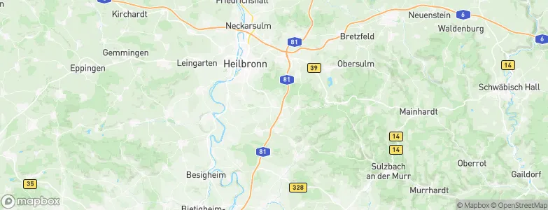 Untergruppenbach, Germany Map
