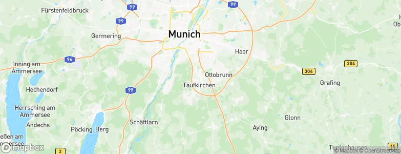 Unterhaching, Germany Map