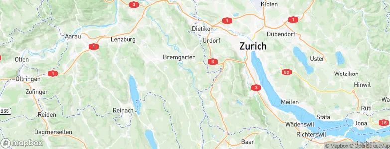 Unterlunkhofen, Switzerland Map