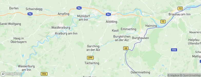 Unterneukirchen, Germany Map