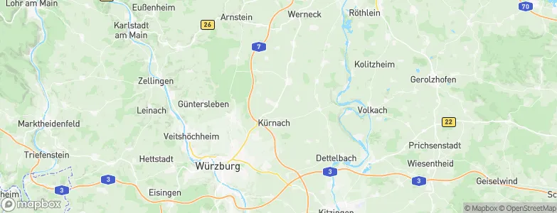 Unterpleichfeld, Germany Map