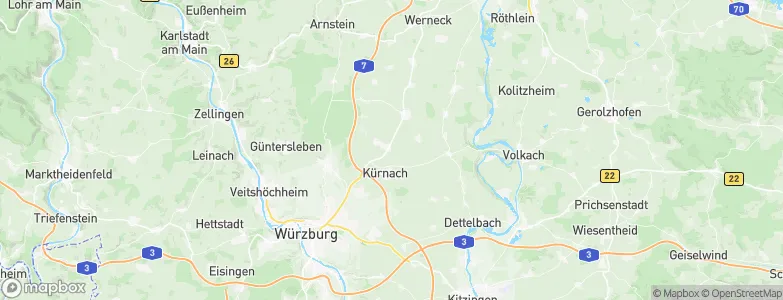 Unterpleichfeld, Germany Map