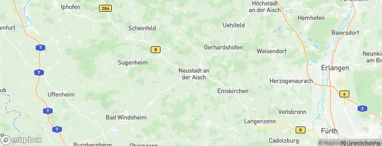Unterschweinach, Germany Map