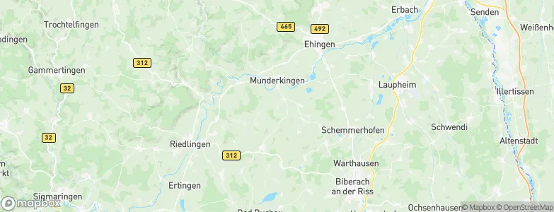 Unterwachingen, Germany Map