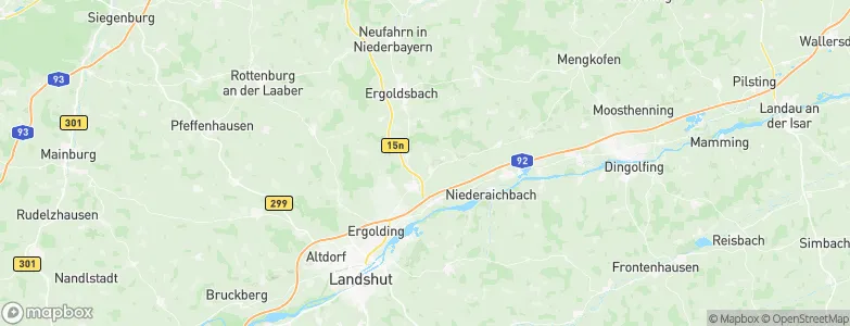 Unterwattenbach, Germany Map