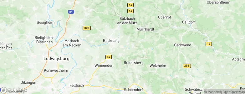 Unterweissach, Germany Map