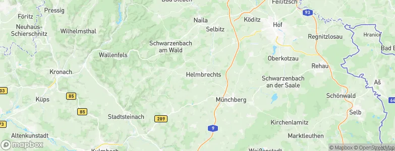 Unterweißenbach, Germany Map