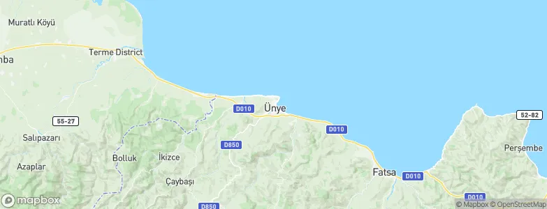 Ünye, Turkey Map
