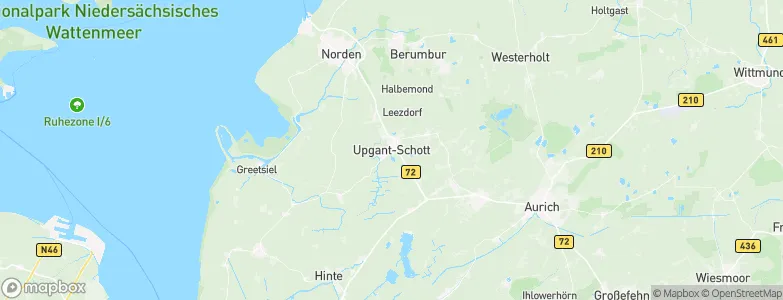 Upgant-Schott, Germany Map