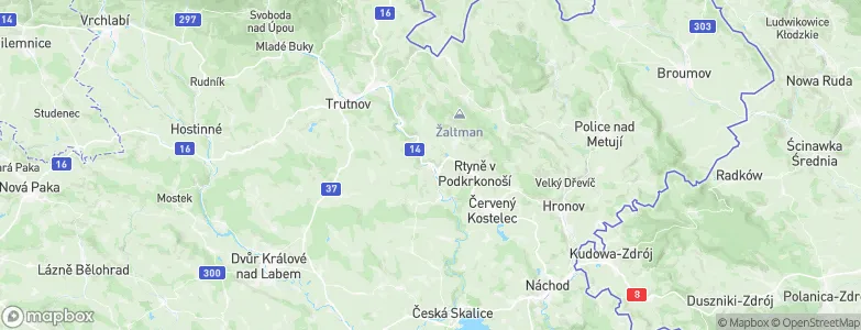 Úpice, Czechia Map