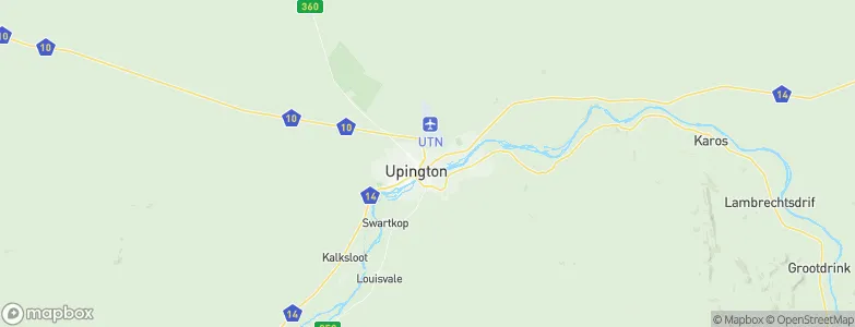 Upington, South Africa Map