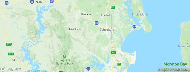 Upper Caboolture, Australia Map
