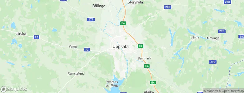 Uppsala, Sweden Map