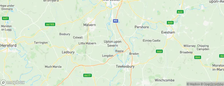 Upton upon Severn, United Kingdom Map