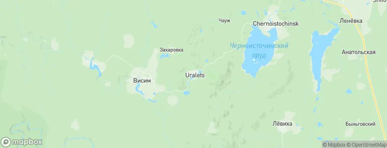 Uralets, Russia Map