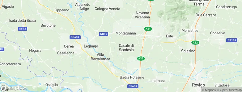 Urbana, Italy Map